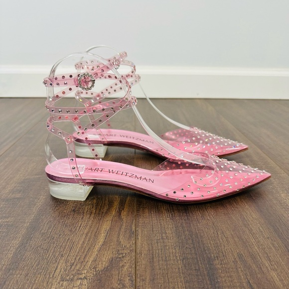 Stuart Weitzman Glam Wrap Flats - Picture 6 of 12